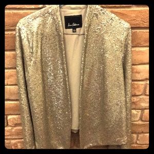 Sam Edelman Gold Sequin Blazer